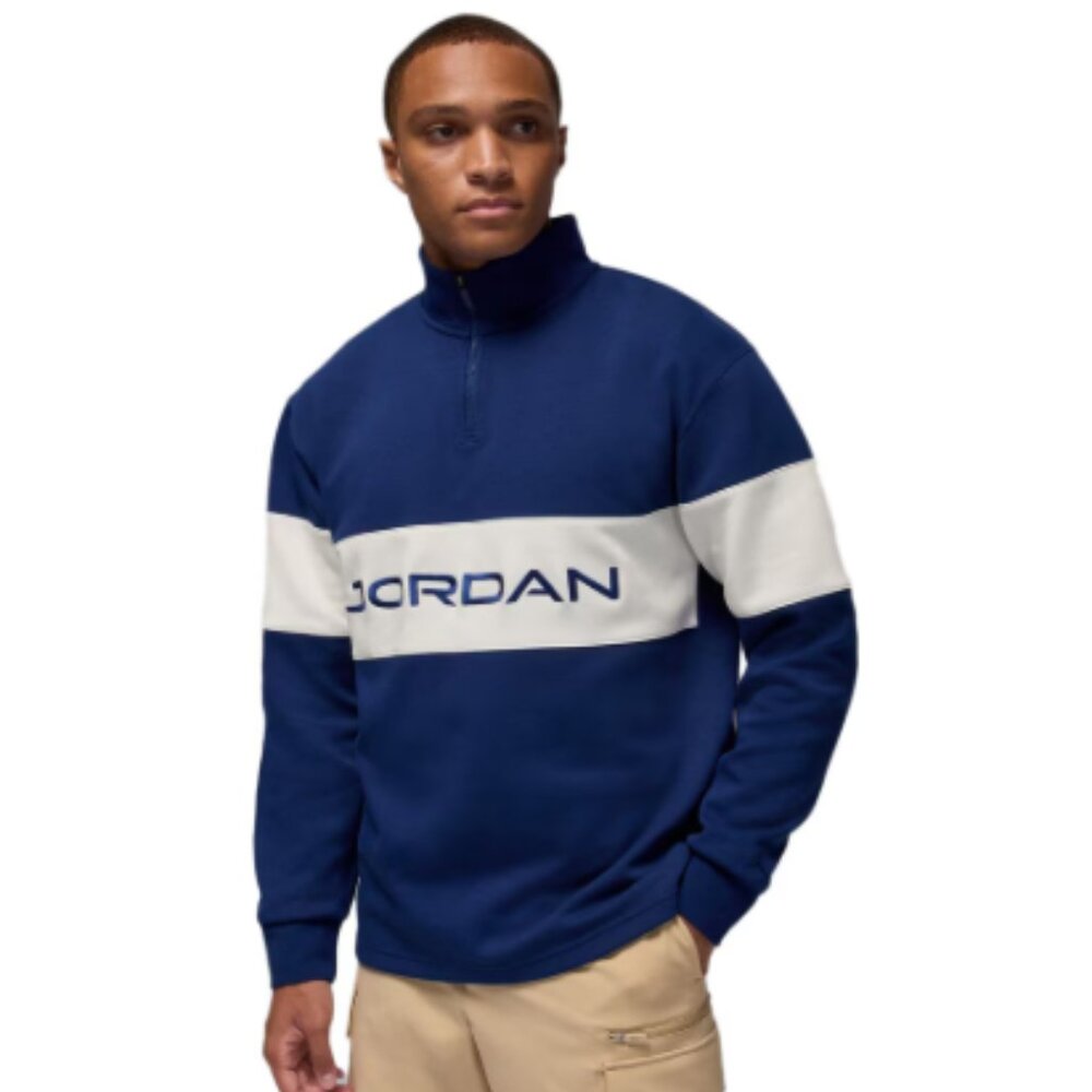 Jordan Men's Sport Dri-FIT 1/4-Zip Golf Top in Blue